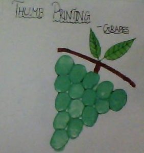 Grapes- thumbprinting